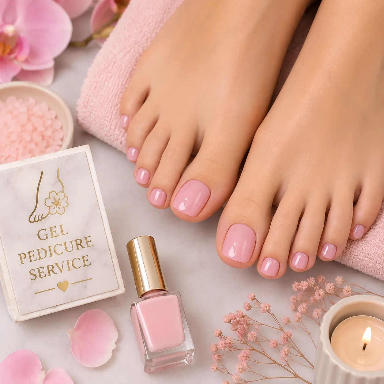 Gel Pedicure Service
